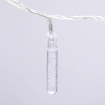 Гирлянда для дома 4,0 м 20 ламп LED с насадками ЛЬДИНКА, прозрач.пров., 1 режим.,IP-20 Белый (возможность соединения)