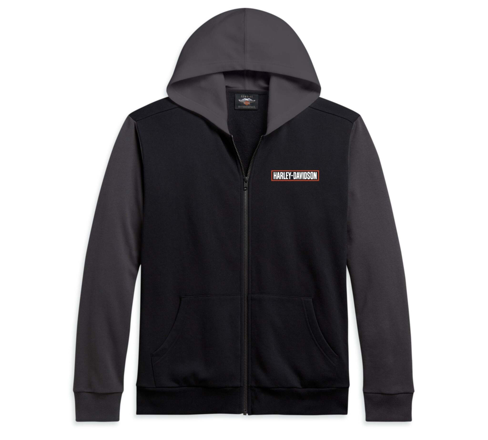 Толстовка Men's Colorblock Full Zip Hoodie Harley-Davidson -35 %