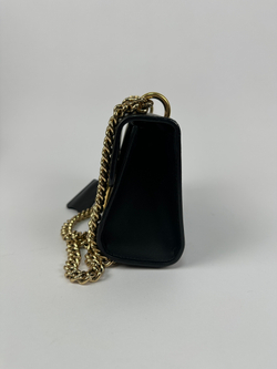 Сумка Gucci Black Leather Small Padlock