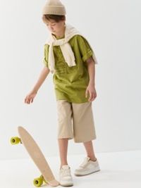 Футболка оверсайз "Бамбук" с принтом 7+