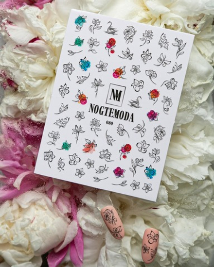 Наклейки NogteModa №080