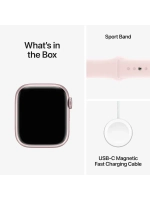 Apple Watch Series 9 45мм Pink/Light Pink Sport Band