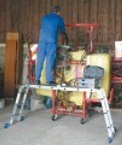 Универсальная шарнирная лестница STABILO 4х3 (123510)