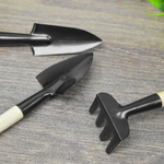 Набор садовый 3 предмета, дерево, металл