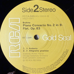 Виниловая пластинка Брамс - Концерт № 2 для фортепиано с оркестром LP