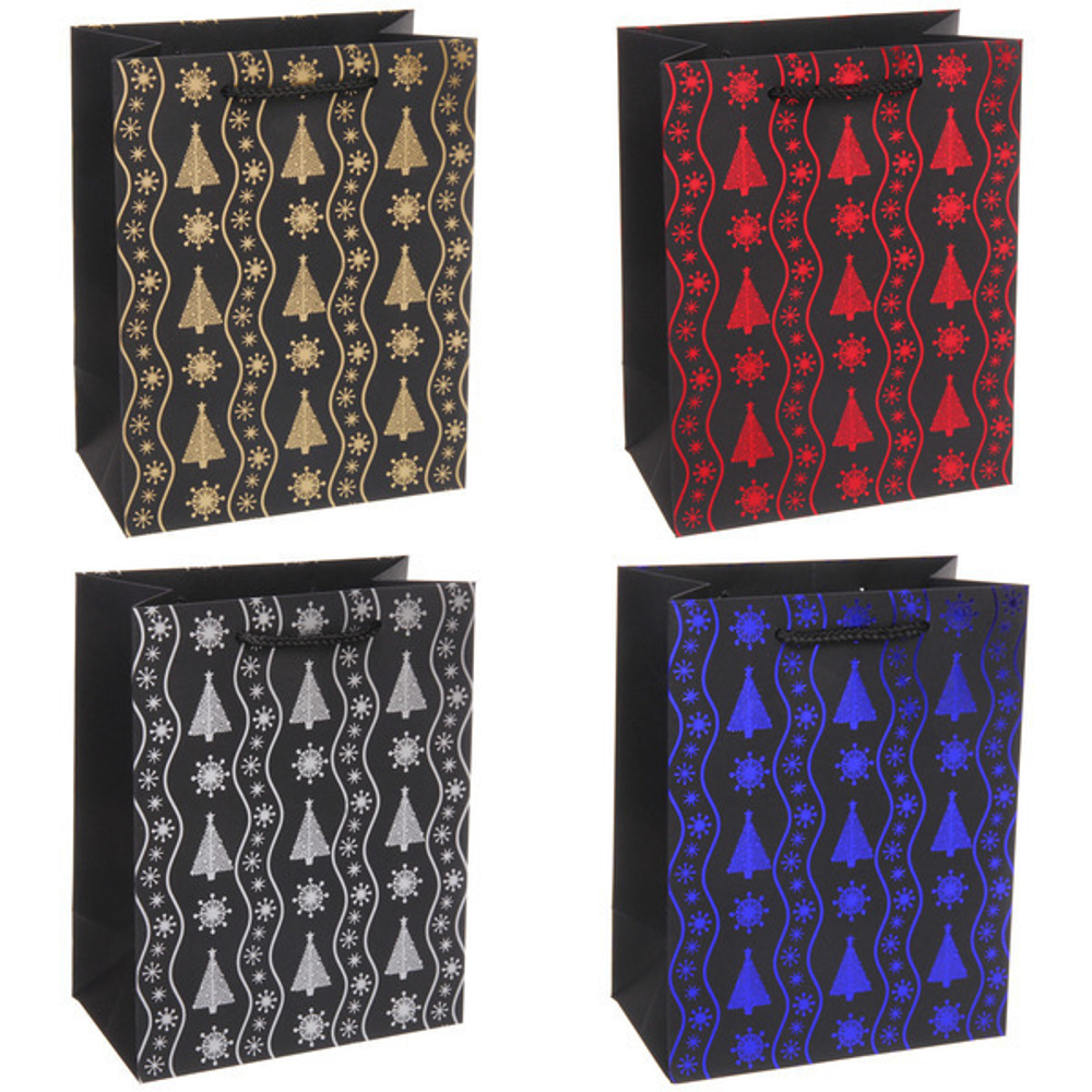 Пакет подарочный «Счастливого Нового года» 23*18*10 см