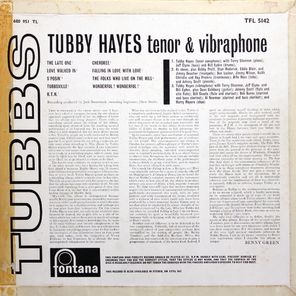 Tubby Hayes / Tubbs (LP)