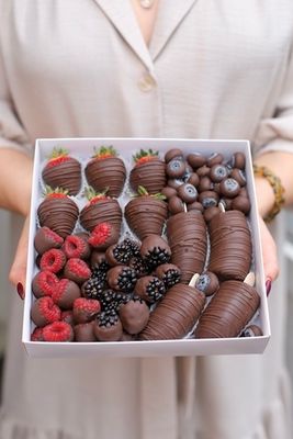 ягоды в шоколаде без сахара
