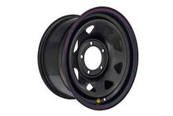 Диск усиленный УАЗ стальной черный 5x139,7 7xR15 d110 ET-19 (треугольник)