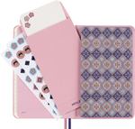 Блокнот Moleskine LE Sakura pocket 90x140 мм текстиль 160 стр линейка Momoko Sakura (LESU07MM710NB)