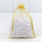 Мешочек 14х20см Органза (Золотой)