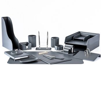 Настольный набор из кожи Cuoietto серии Business из 17 предметов (NBCCar17.3)