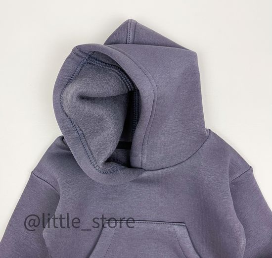 Комплект из футера с начесом "Simple" Графит