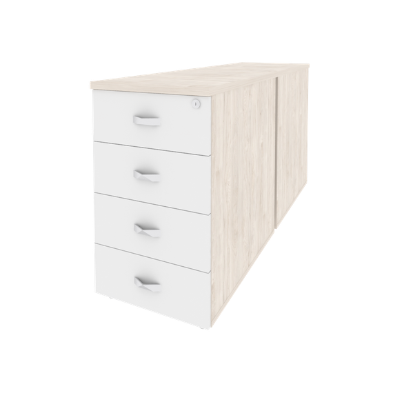 Оникс Тумба двойная приставная/опорная O.TPO-2.7  432*1475*750