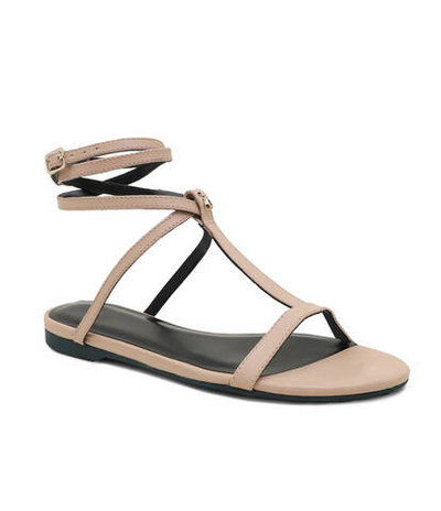 Кожаные босоножки Patrizia Pepe - коричневый(2X0017 L048)