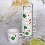 Набор кружек на стойке 280мл «Арбузы»