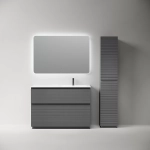 Тумба с раковиной Sancos Folk Floor FL120FLGS/FL120FRGS Grey soft