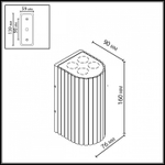 Накладной светильник Odeon Light NATURE 7127/14WL