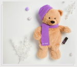 Согревающий медвежонок Тедди с эфирным маслом лаванды doTERRA, 5 мл