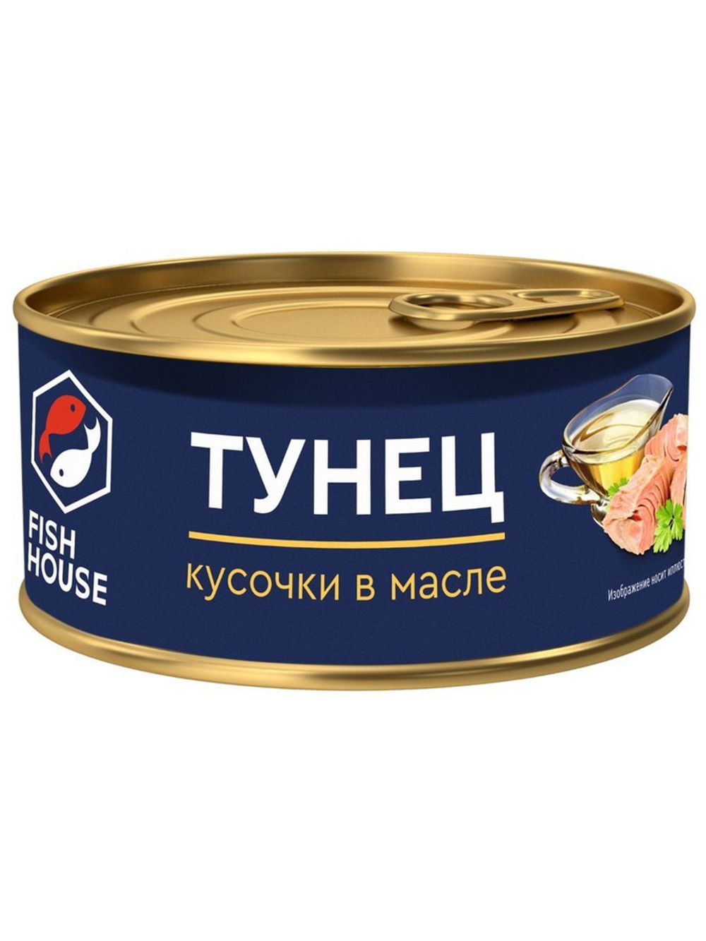 Рубленое филе тунца полосатого в масле 185гр ж/б