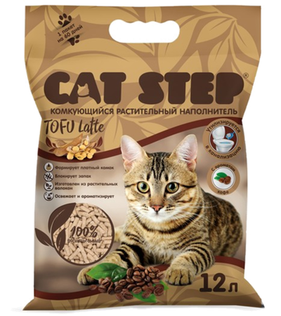Cat Step Тофу Latte 12л.