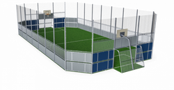 Площадка MUGA, 12x24, высокая - HDPE