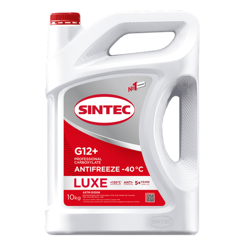 Антифриз SINTEC Luxe G12+ red -40 10кг