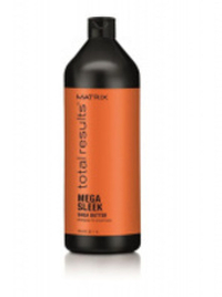 Шампунь для гладкости непослушных волос с маслом ши Matrix Total Results Mega Sleek Shampoo, 1000мл