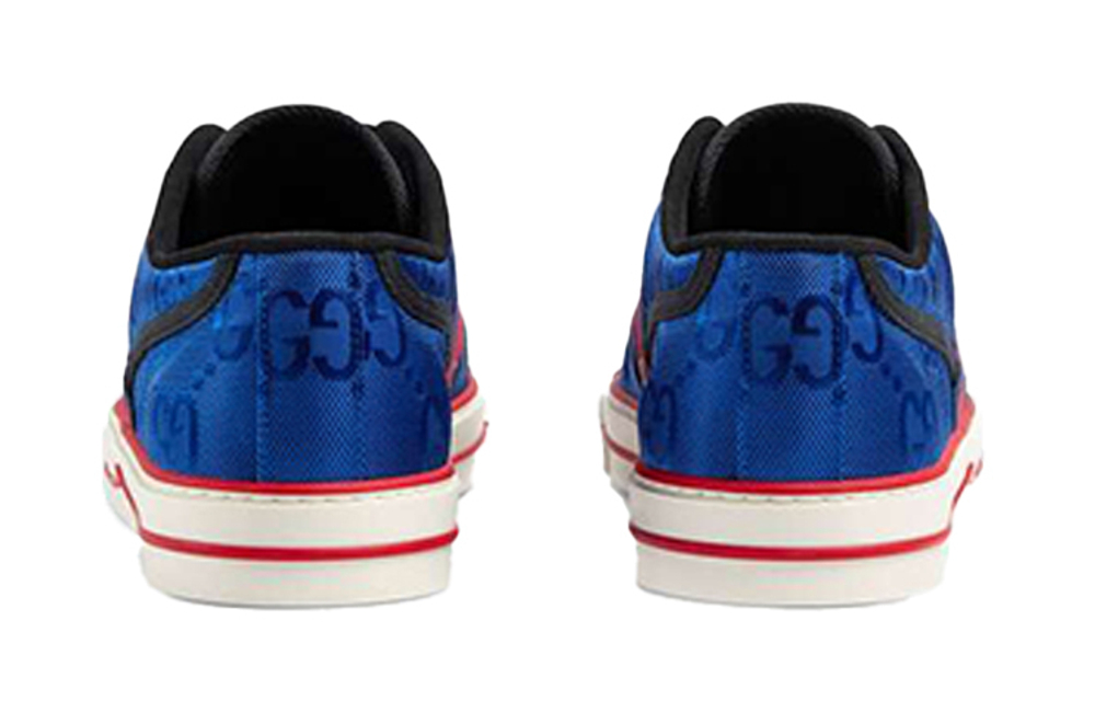 GUCCI Gucci Tennis 1977 Off the Grid casual Fashion sneakers men's Blue and Red