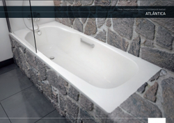 Ванна стальная BLB HG ATLANTICA 180x80 с отверстиями для ручек, B80J  3,5 мм