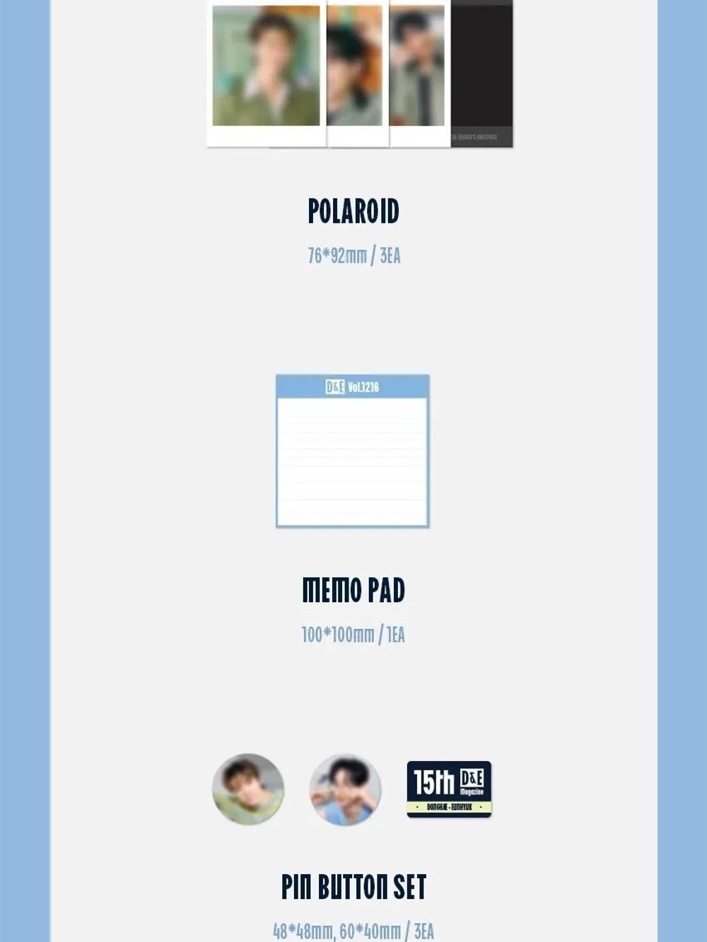 товары SUPER JUNIOR D&E - D&E Magazine Vol.1216 2026 SEASON S GREETINGS
