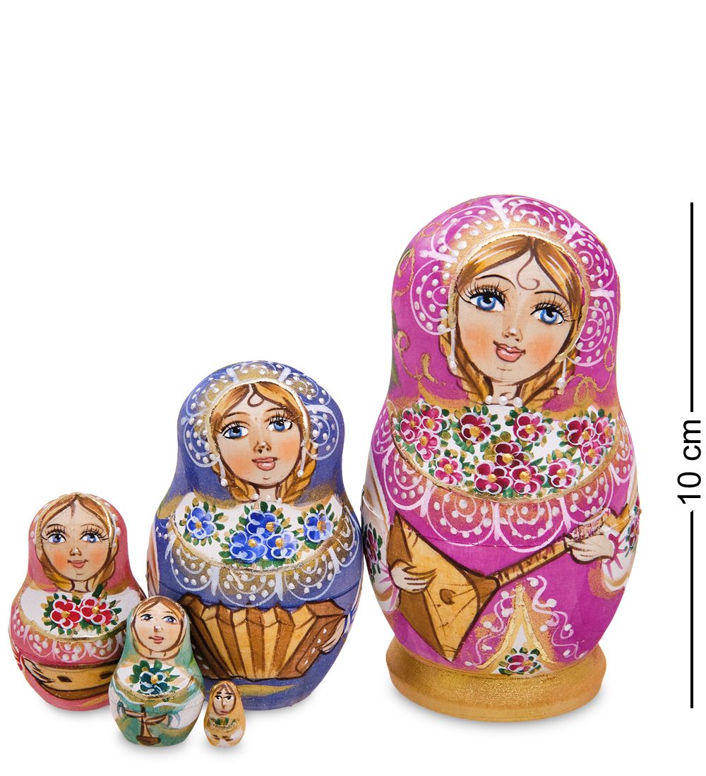 Народные промыслы МР-44/ 3-C Матрешка 5м «Василина» мал.