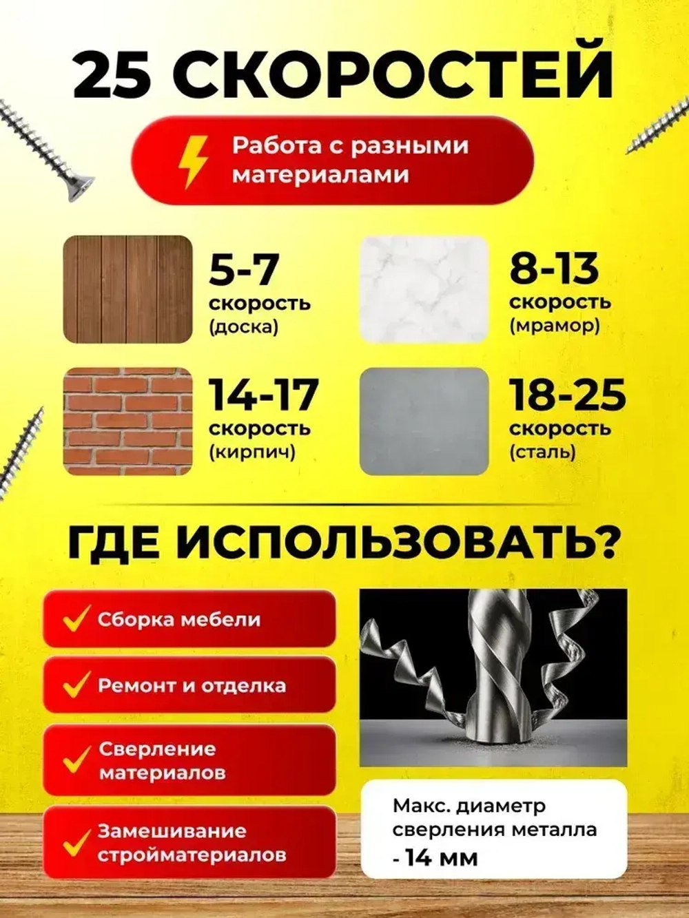 Дрель шуруповерт аккумуляторный 48V 2 АКБ