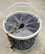 Ведро складное для рыбалки 22 см