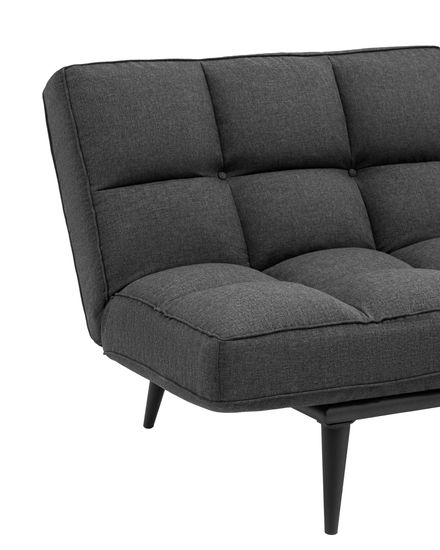 Диван Фьорд рогожка тёмно-серый