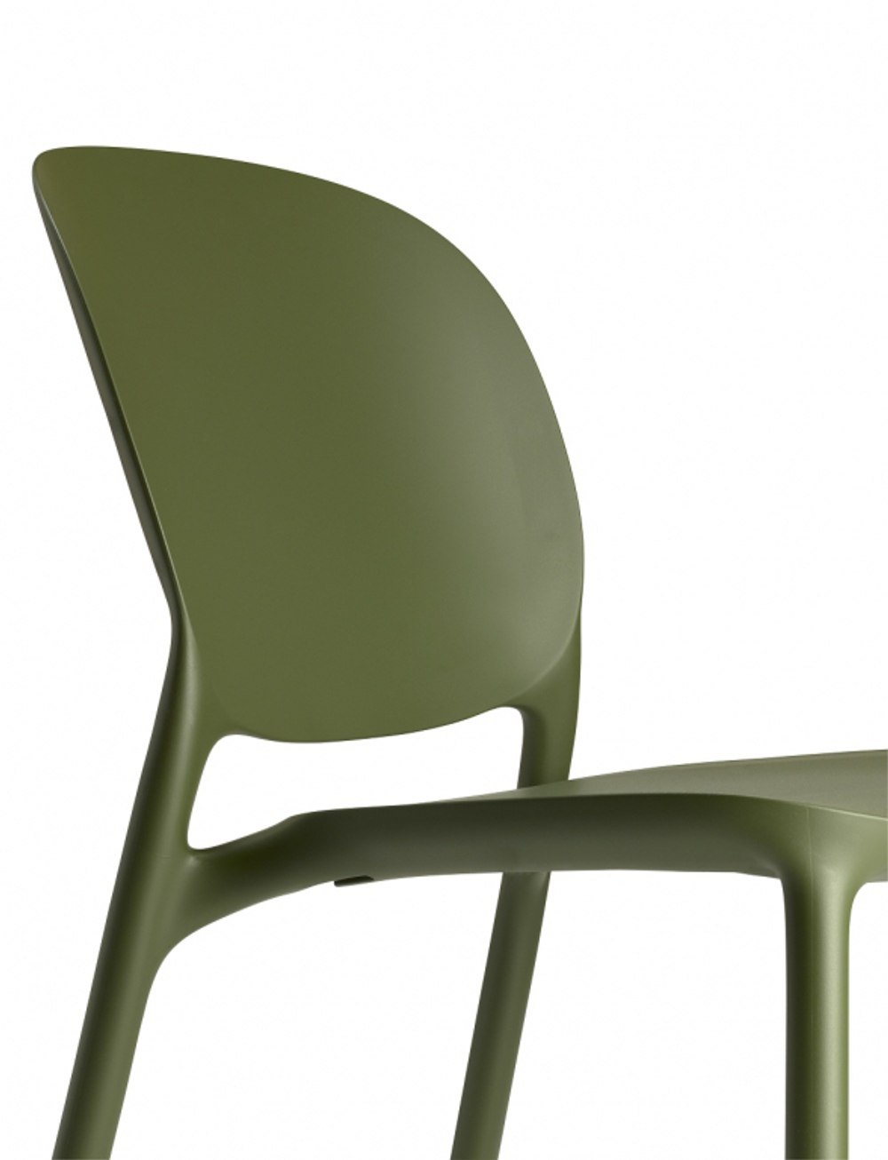 Стул пластиковый Scab Design Hug Go Green, оливковый