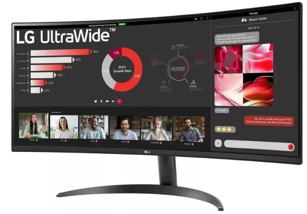 Монитор 34" LG UltraWide 34WR50QK-B