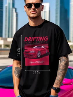 Футболка мужская y2k с принтом машиной