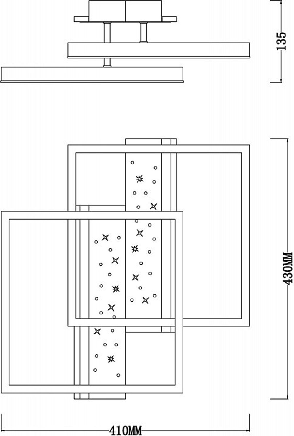 Накладной светильник Escada Stellar 10215/2LED