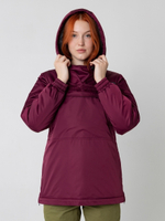 Анорак женский зимний Город Горький бордовый