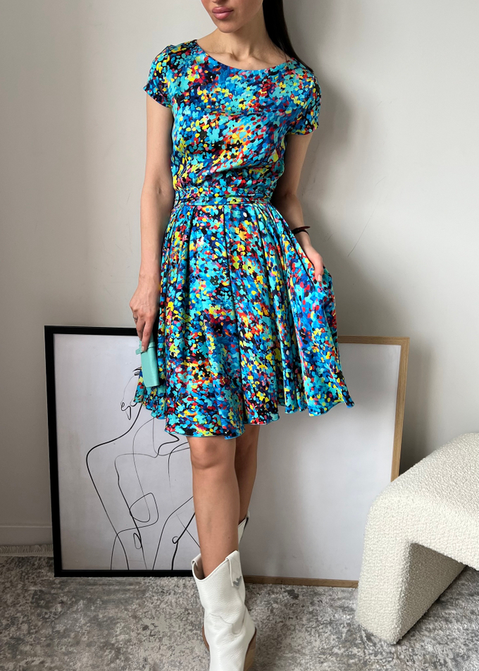 Шелковое платье Alexander Terekhov, S