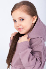 Джемпер д/девочки р.140 M1053FN-7/10 г.сиреневый (Такро)