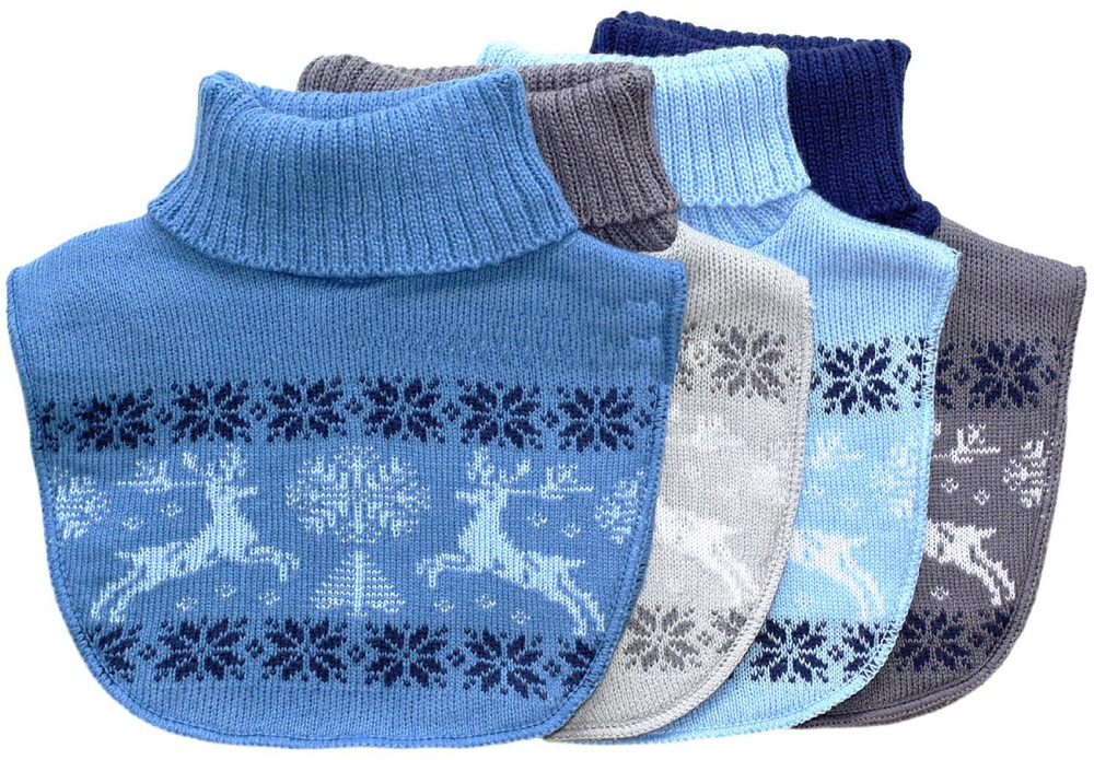 Шарф-манишка д/мальчика F-102-3 1 (Теплыши)