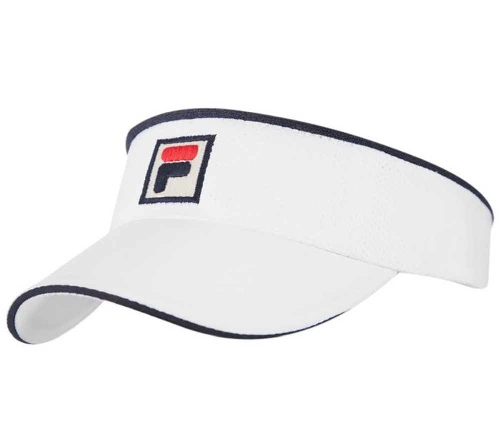 Теннисный козырек Fila Vuckonic Mesh Visor Hat - white