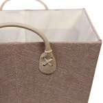 Коробка для хранения с ручками «ЭЛЬГА», цвет бежевый, 39*26*18см (лейбл селфи)