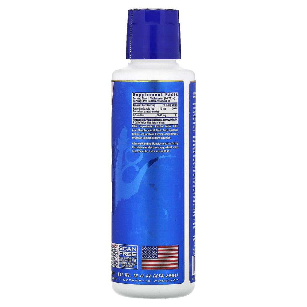 Ronnie Coleman, Vital Edition, L-карнитин XS 3000, розовый лимонад, 473,28 мл (16 жидк. унц.)