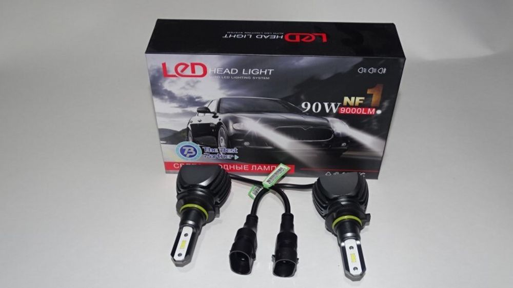 Лампа HB3 12-24V LED 90W 9000LM 2 шт (TLT)