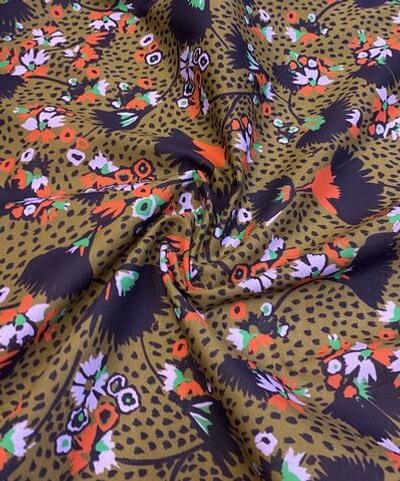 Ткань хлопок/шелк 100%-хлопок (Италия) ш-150см 1м