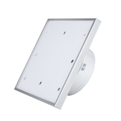 Вытяжной тонкий вентилятор для ванн ММ-Р 08 квадрат прямой 90 м³/час с обратным клапаном под плитку