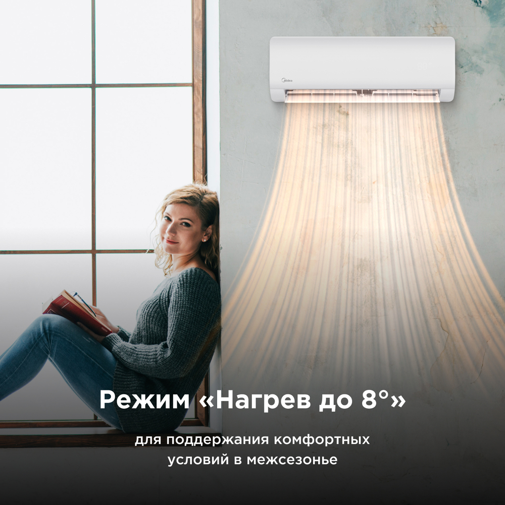Настенная сплит-система Midea Paramount MSAG1-24HRN1-I/MSAG1-24HRN1-O